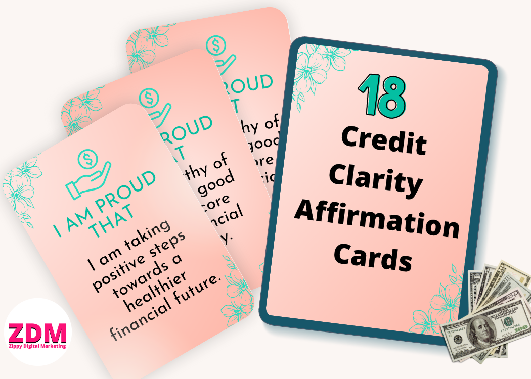 Credit Clarity - Affirmation Cards for Financial Empowerment and Debt Freedom