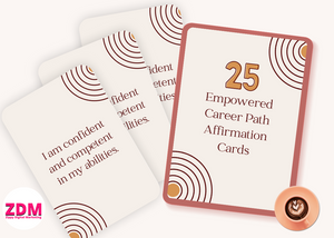 Empowered Career Path - Affirmation Cards for Professional Growth and Confidence