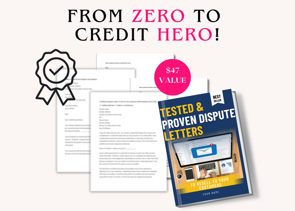 DIY Credit Repair Power-Pack White Label Bundle -With Lifetime Commercial Rights - Editable In Canva