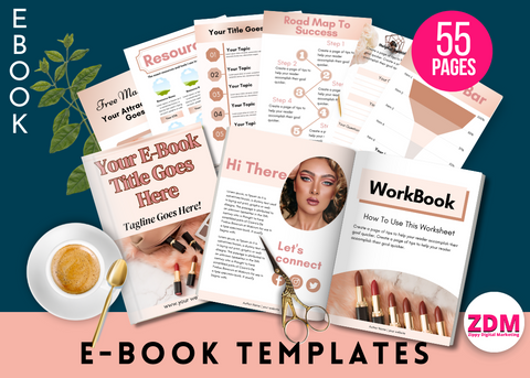 Editable In Canva E-Book Templates For Female Business Owners