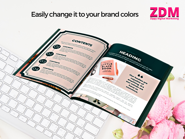 Green & Pink Editable eBook / Lead Magnet Templates