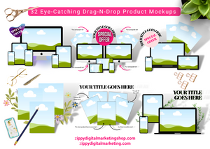 32 Eye-Catching Drag-n-Drop Mockups