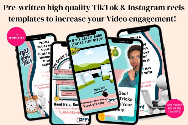 20 High-Quality Tiktok & Instagram Reel Engagement Booster Pack With Content